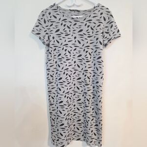 Only grey/black shift dress Sz S